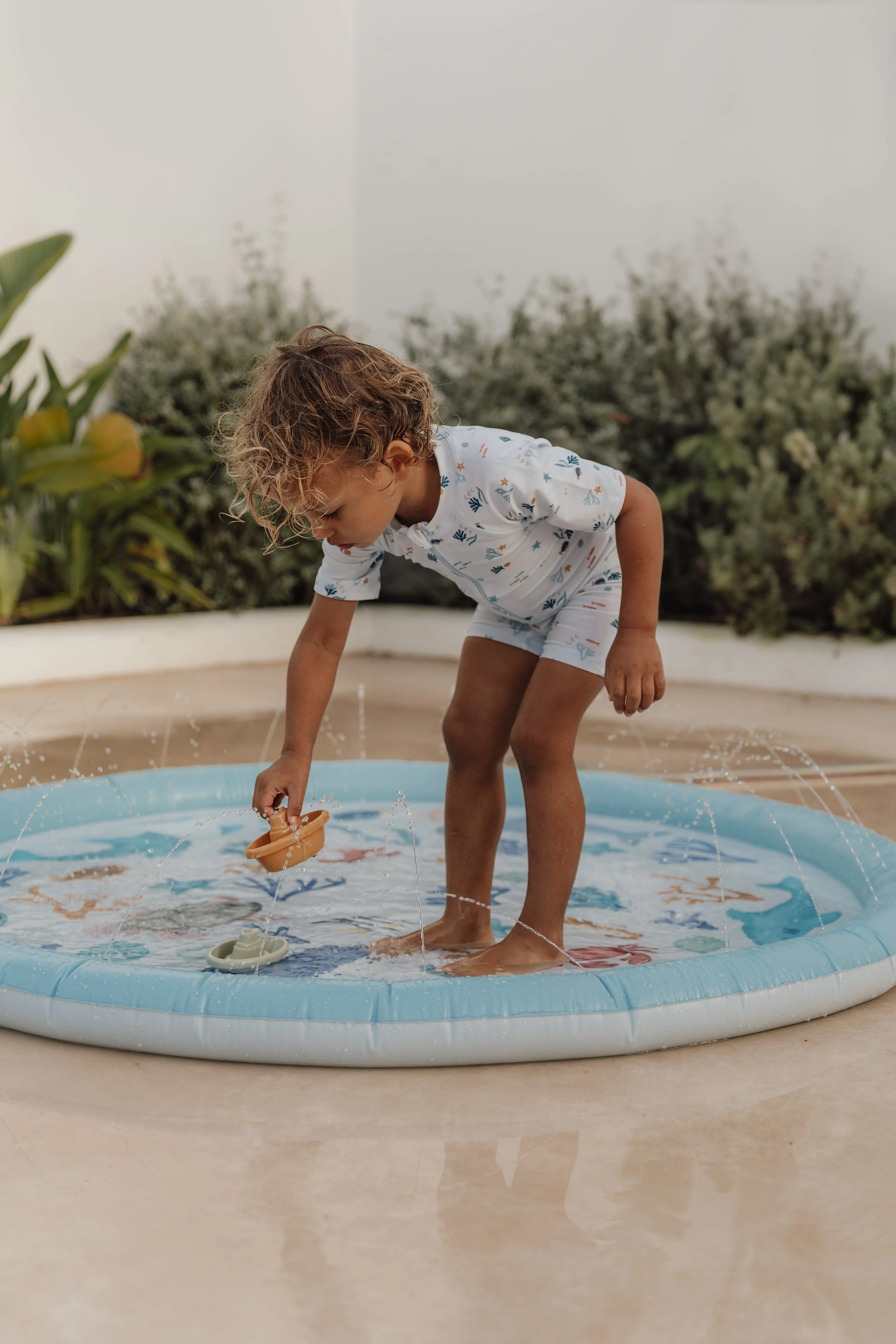 Little Dutch Ocean Dreams Sprinkler Mat 150cm | Blue