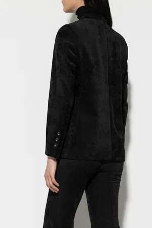 LUISA CERANO Black Corduroy Jacket