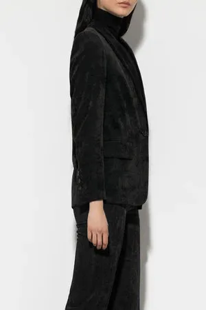 LUISA CERANO Black Corduroy Jacket