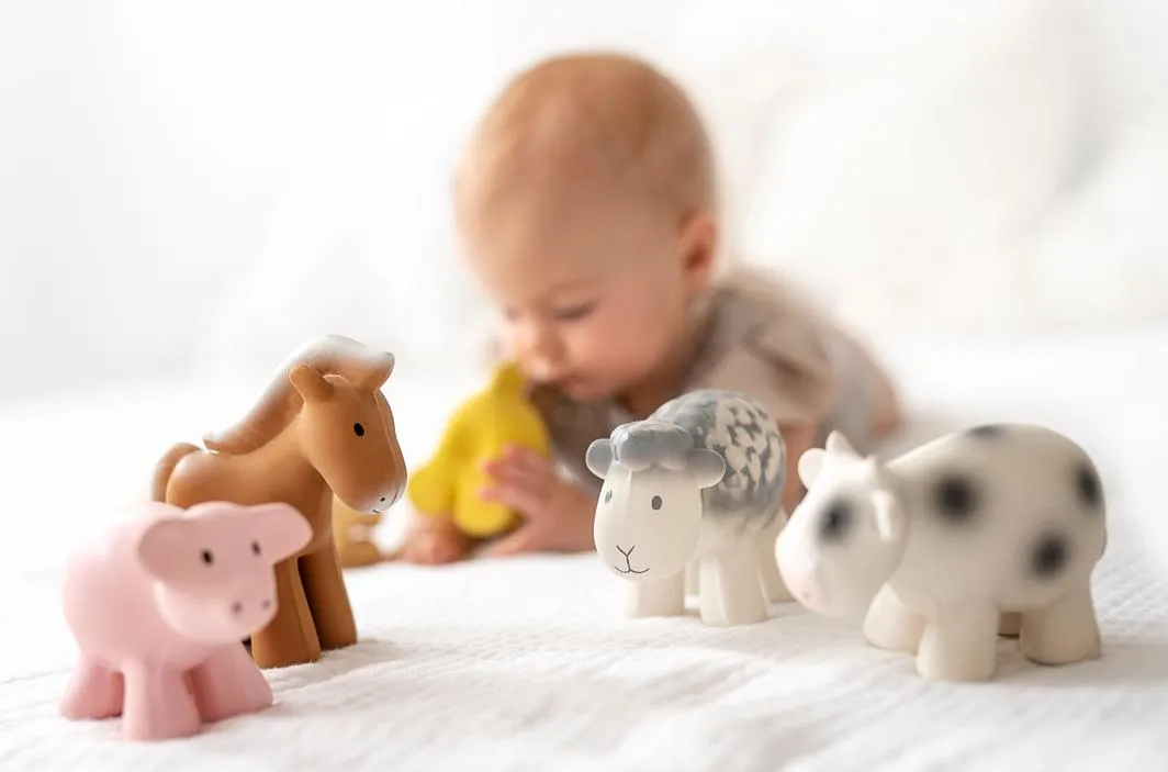 My First Tikiri Teether and Bath Toy - Sheep Gift Boxed