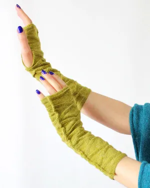 Onde Linen Mittens