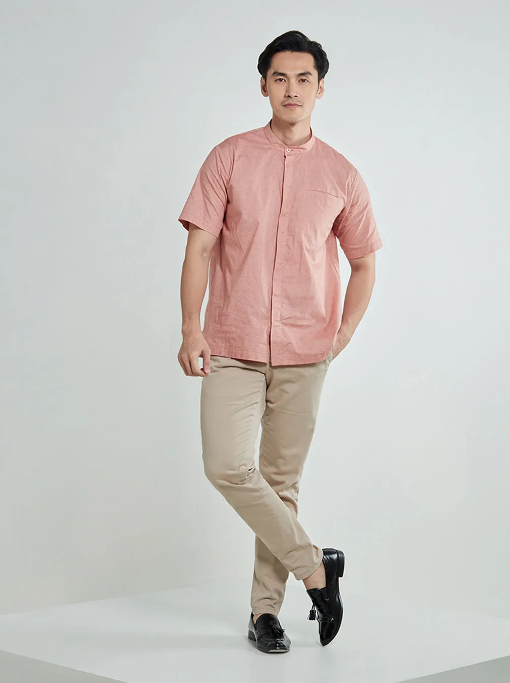 ORVA RAYA SHORT SLEEVE KOKO SUNSET BLUSH