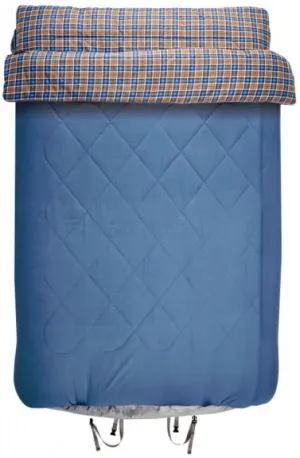 OZtrail Outback Comforter Sleeping Bag | Queen Size | Blue