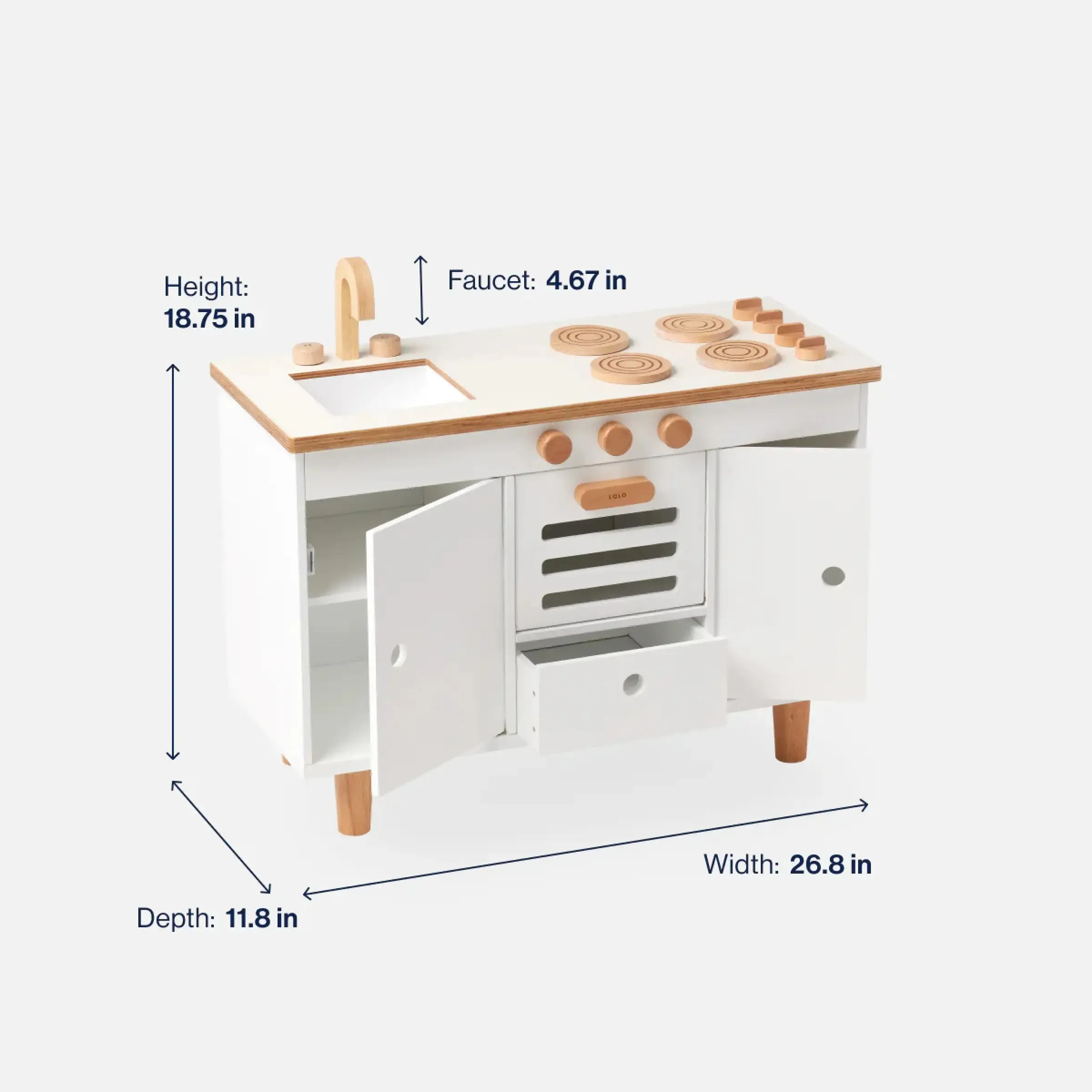 Play kitchen kit