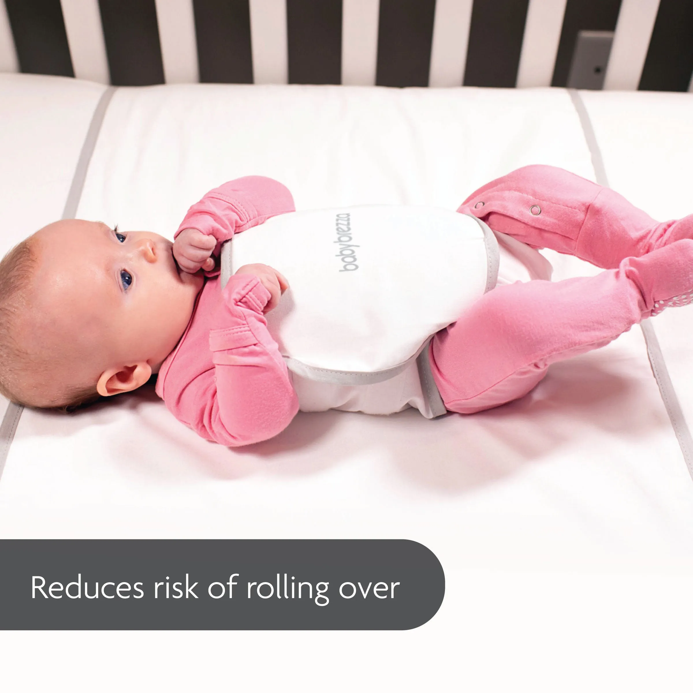 Safe Sleep Swaddle Blanket -  Velcro Anti-roll Baby Swaddle