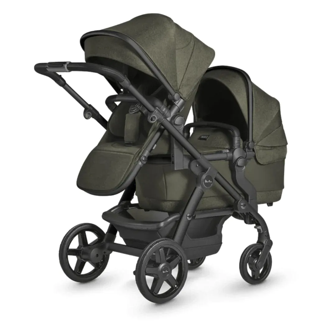 Silver Cross Wave Pushchair and Carrycot - Cedar