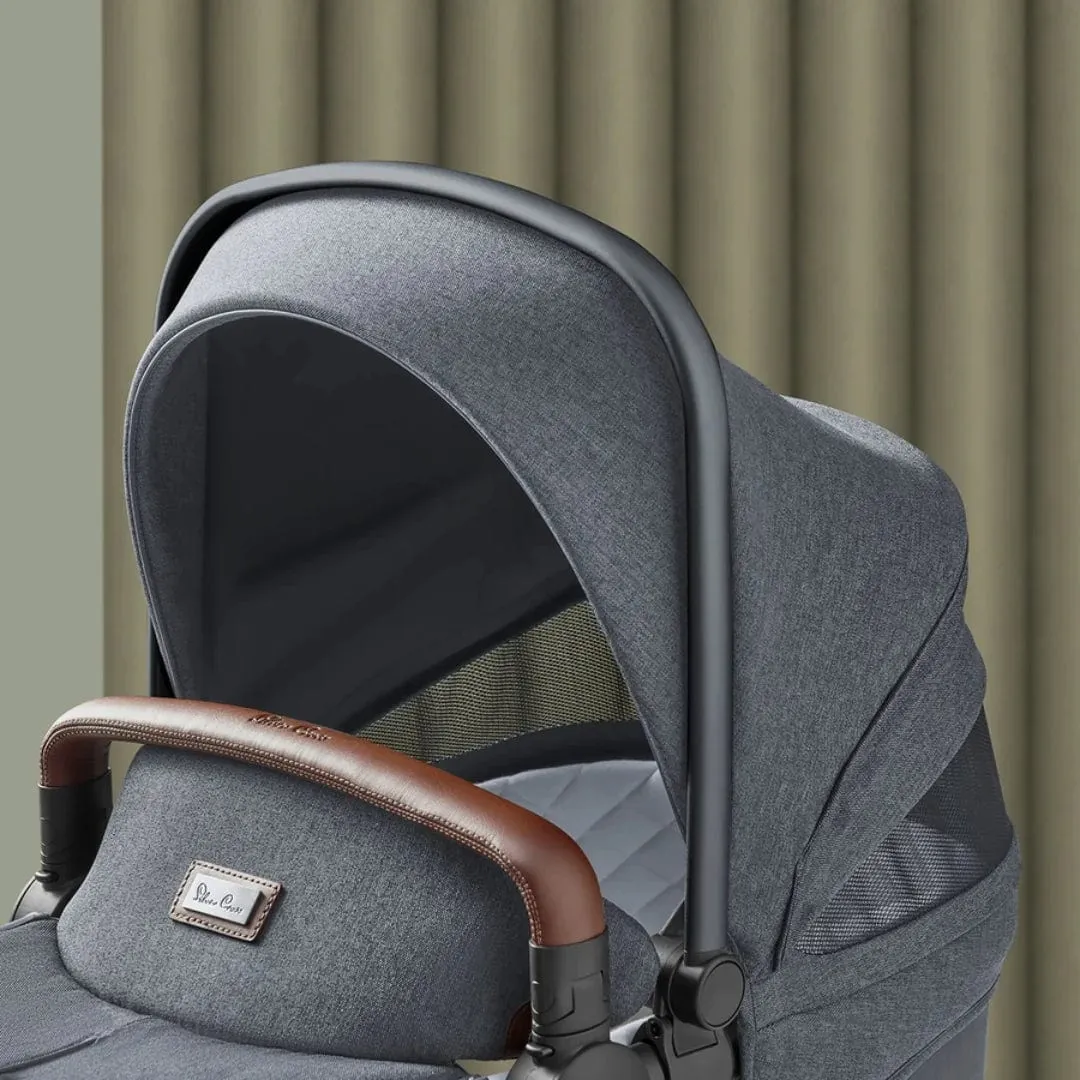 Silver Cross Wave Pushchair and Carrycot - Lunar