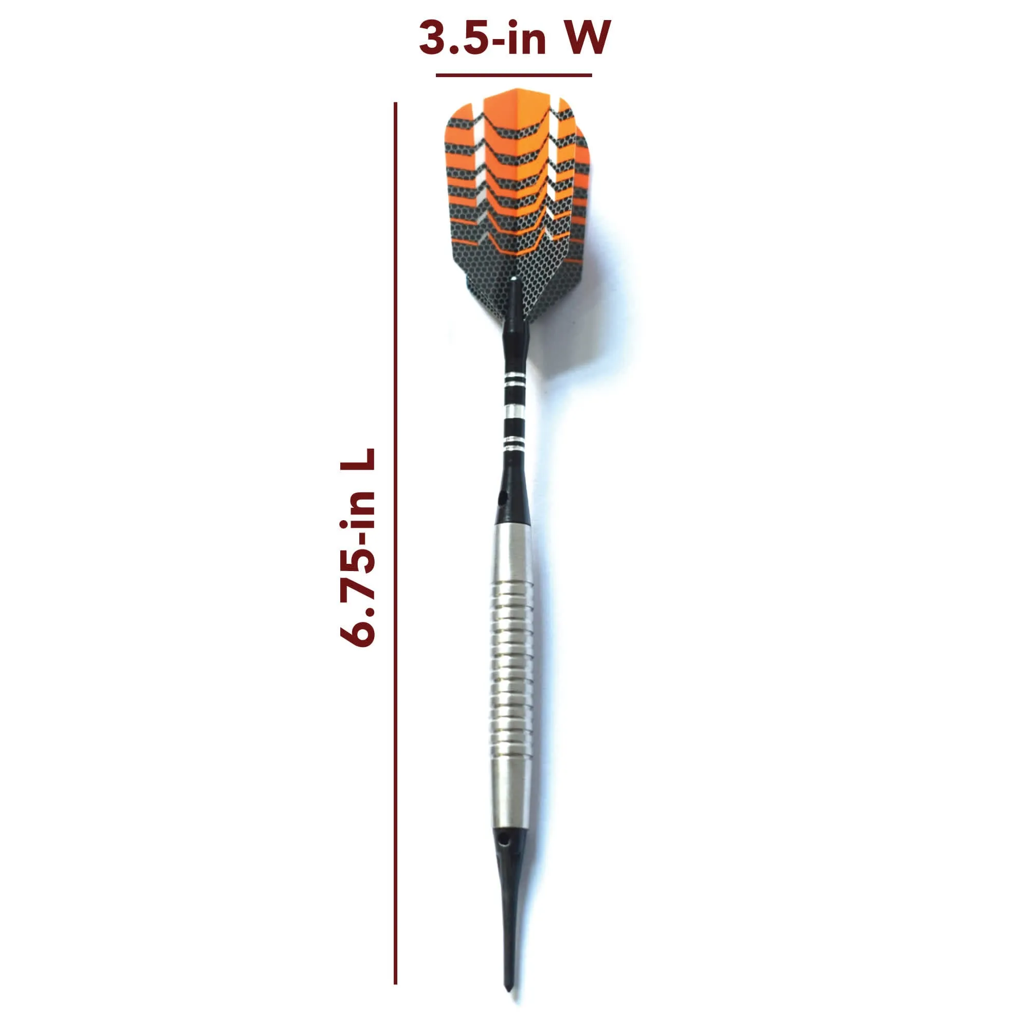 Spartan Soft Tip Darts with Tungsten Barrels- 3 Piece Set