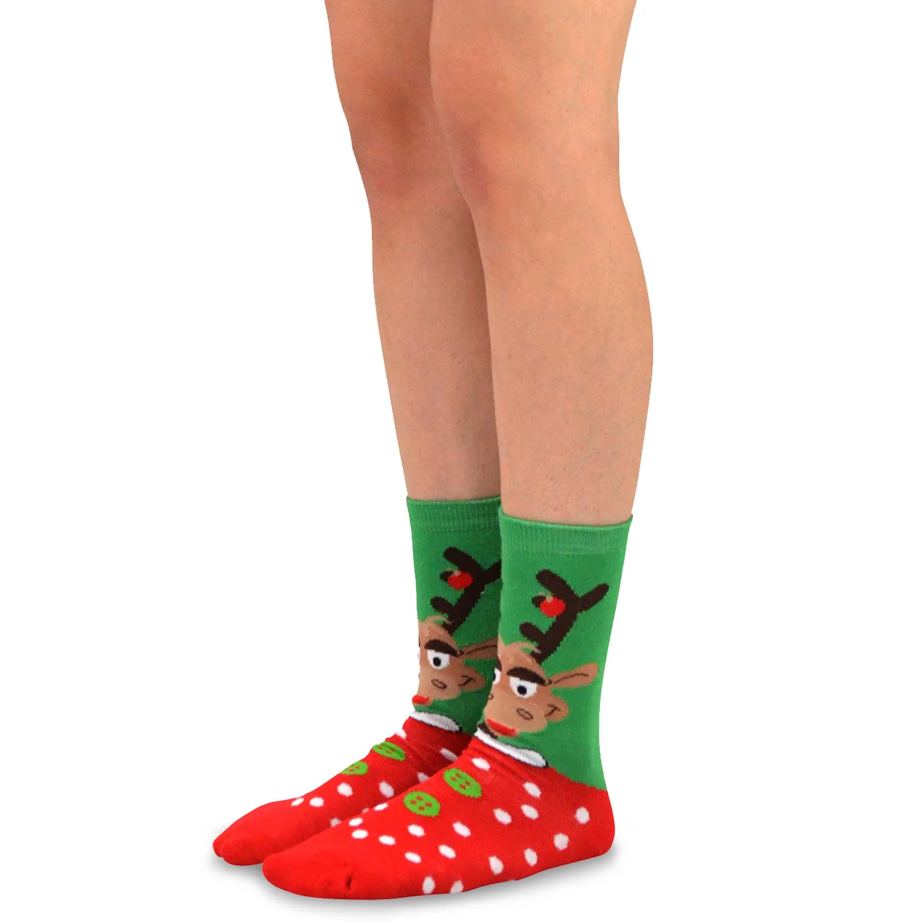 TeeHee Socks Kid's Christmas Cotton Short Crew 12-Pack (11970)