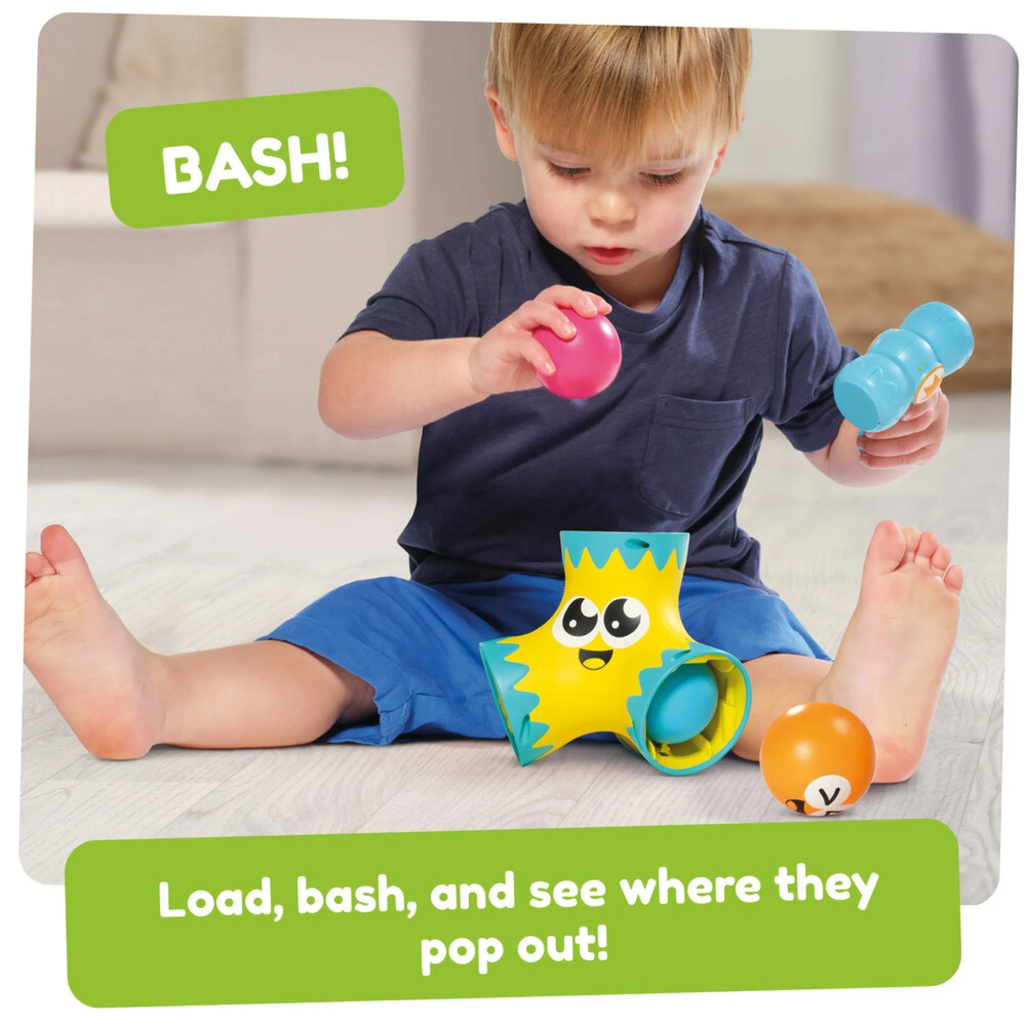 Tomy Toomies Bash & Pop Ball Popping Learning Toy