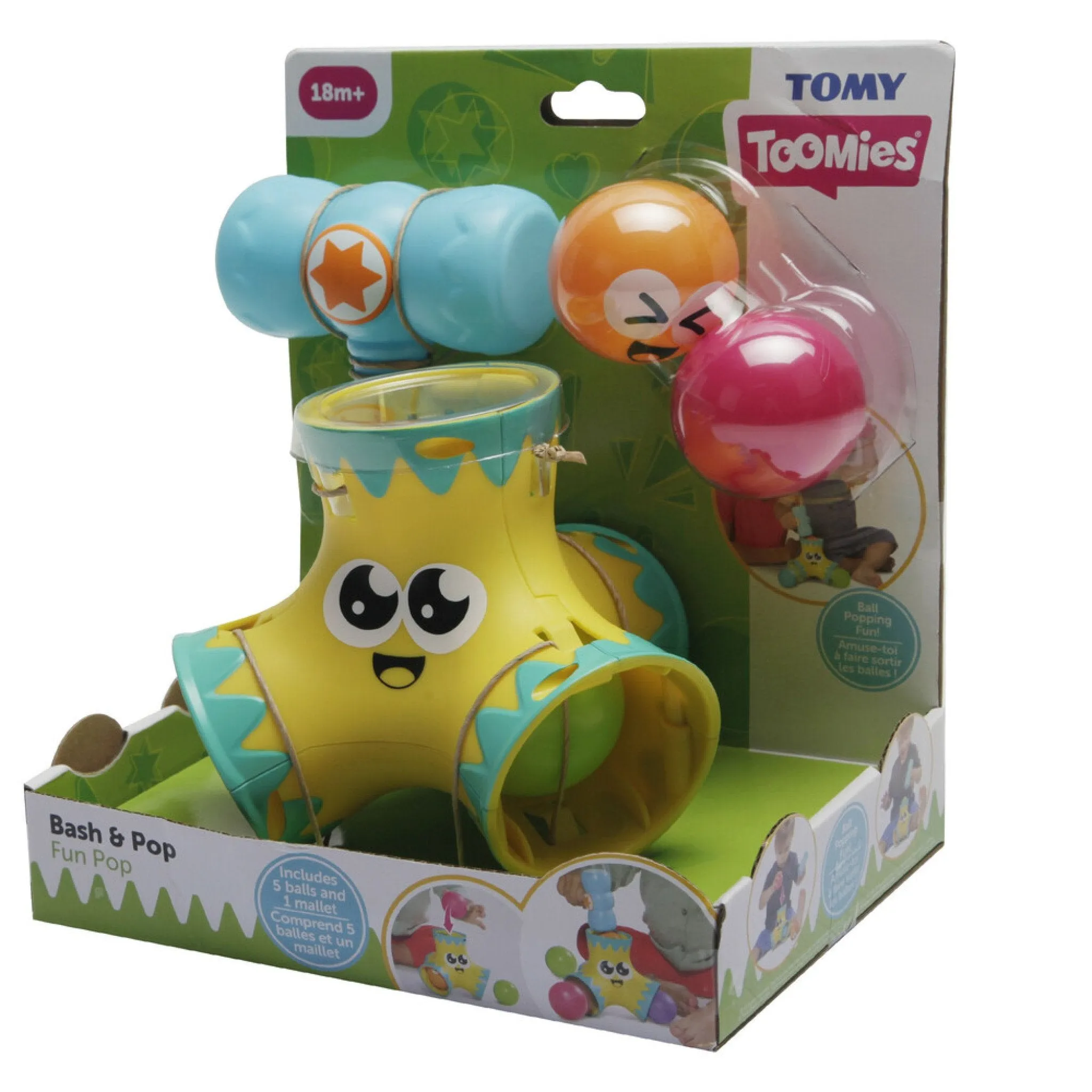 Tomy Toomies Bash & Pop Ball Popping Learning Toy