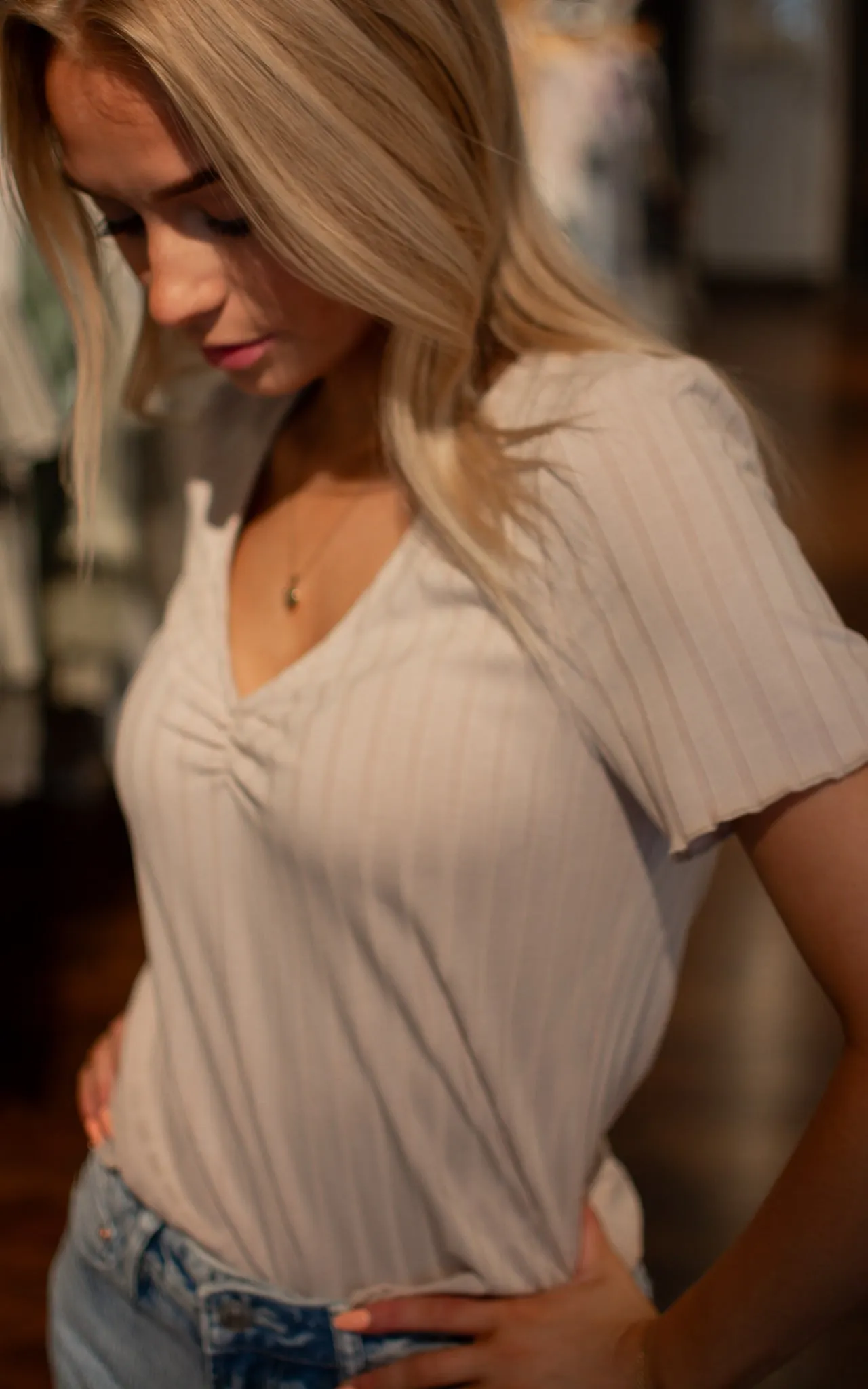 Vixen V Neck Top