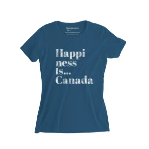 Women's Happi T-Shirt, Sea Blue