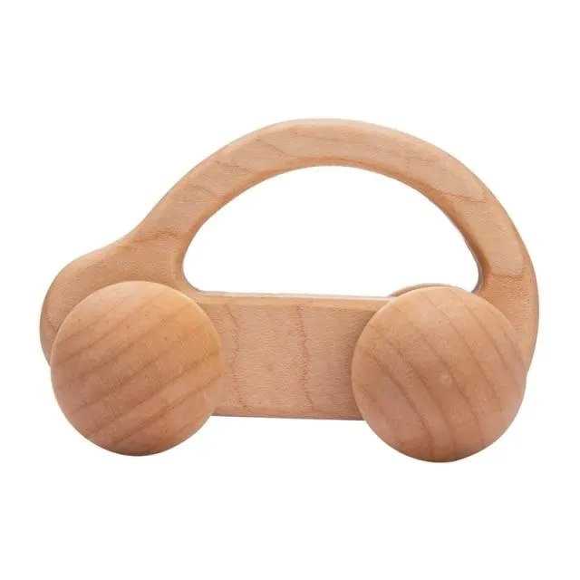 Wooden Child Block For Babies BPA Free Organic Beech Animal Shape Baby Toy Car Montessori Toys Brain Game Handmade Crafts Gifts