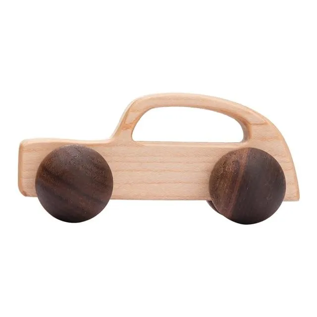 Wooden Child Block For Babies BPA Free Organic Beech Animal Shape Baby Toy Car Montessori Toys Brain Game Handmade Crafts Gifts