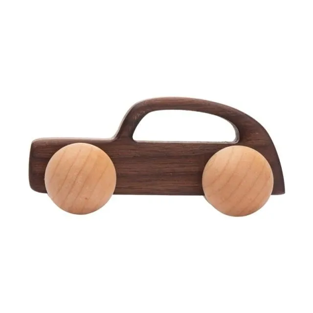 Wooden Child Block For Babies BPA Free Organic Beech Animal Shape Baby Toy Car Montessori Toys Brain Game Handmade Crafts Gifts